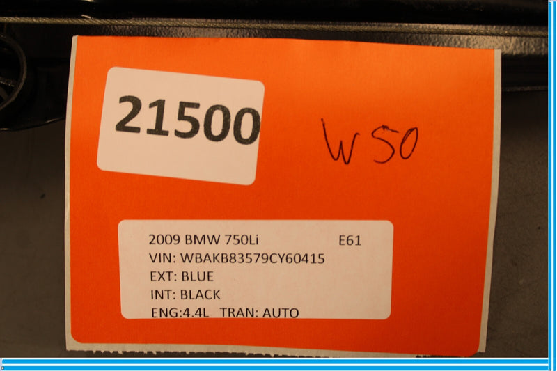 Load image into Gallery viewer, 09-15 BMW 750Li F01 F02 Rear Left Driver Side Window Motor Regulator Oem
