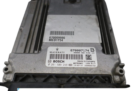 14-17 Maserati Ghibli Quattroporte ECU Engine Computer Control Module Unit Oem