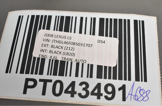 07-09 Lexus LS460 ABS TRC VSC Traction Skid Control Advics Module 8954050210 OEM