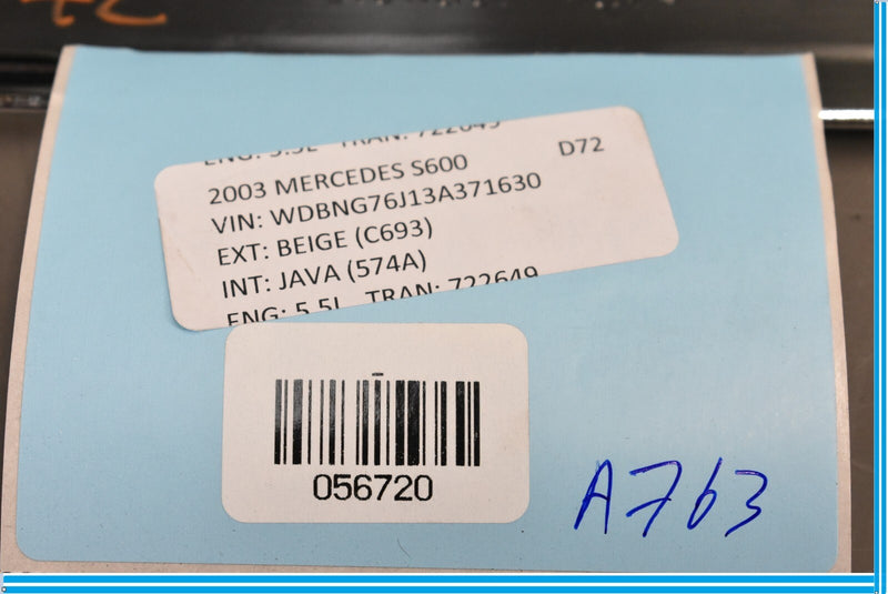 Load image into Gallery viewer, 00-06 Mercedes S430 S500 S600 Rear Left Driver Side Door Step Sill Sills Oem

