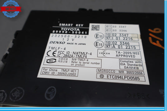 07-09 Lexus LS460 Smart Key Keyless Entry Control Module Unit ECU Oem