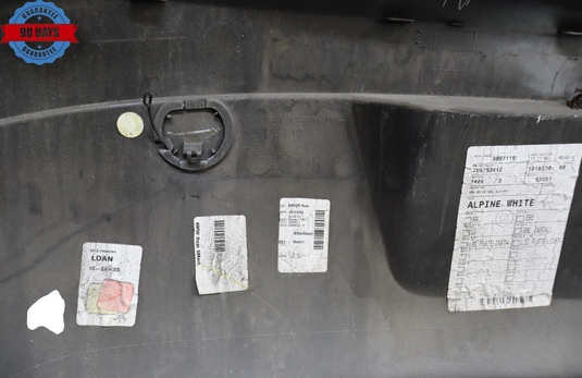 03-05 BMW E85 E86 Z4 Rear Bumper Cover Panel Assembly White 51127055468 Oem