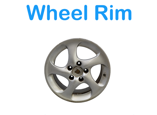 01-05 Porsche 911 996 Front Wheel Alloy Rim Disc 8x18 18" R18 ET50 Oem