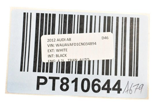 11-18 Audi D4 A8 A8L Quattro Fuse Box Control Module Unit W/ Mount Bracket OEM