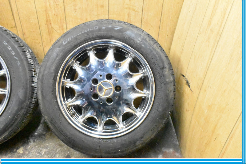 Load image into Gallery viewer, Mercedes R129 SL500 300SL 8 x 16 16" Wheel Rims Set of 4 Chrome 1294010702 OEM

