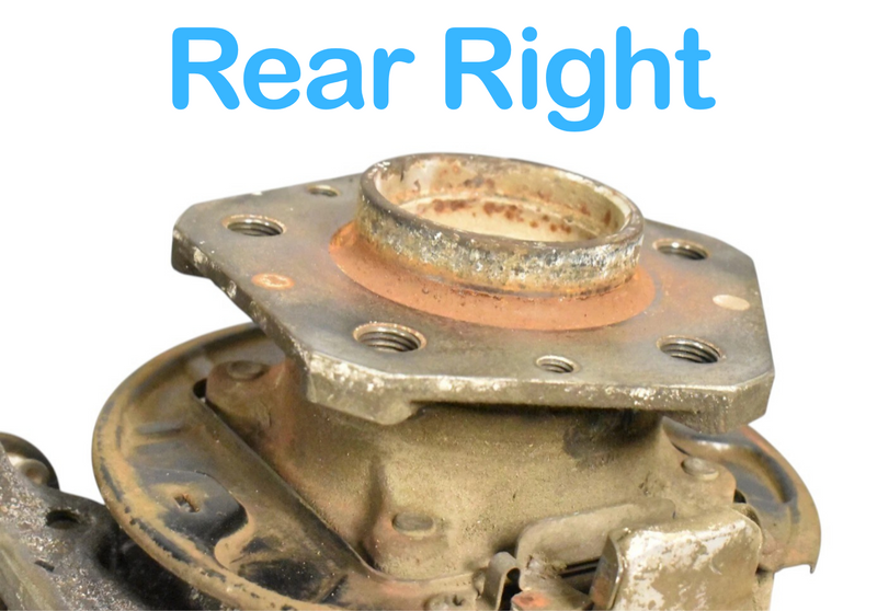 Load image into Gallery viewer, 06-08 Maserati Quattroporte Rear Right Side Spindle Knuckle Hub 980139916 Oem
