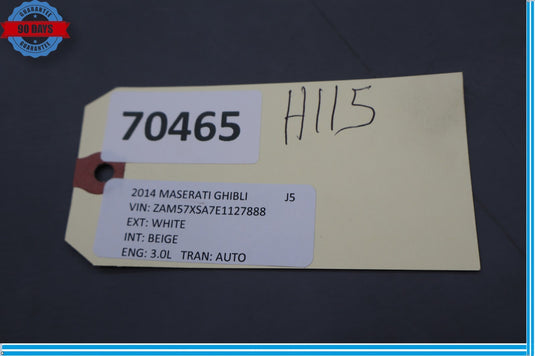 14-20 Maserati Ghibli M157 Rear Right Door Panel Trim Panel Wood Oem
