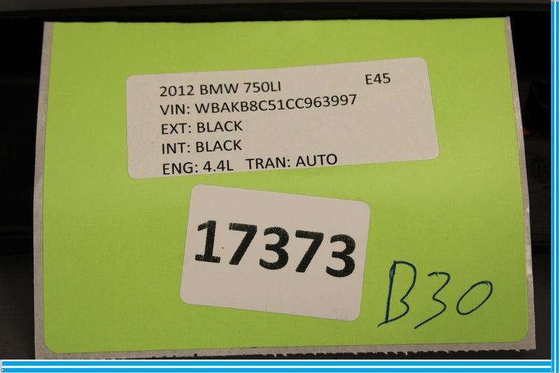 Load image into Gallery viewer, 09-12 BMW 750Li F01 F02 Rear Left Driver Side Door Window Cover Trim Oem
