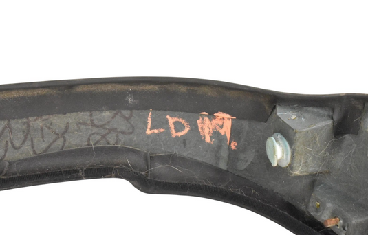 03-11 Bentley Continental Front Left Driver Side Seat Cover Trim Panel Black Oem