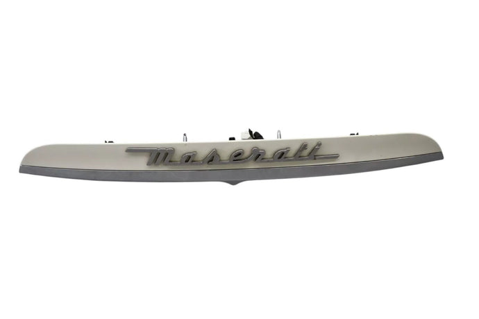14-17 Maserati Ghibli Rear Trunk License Plate Light Cover Trim 670010759 OEM