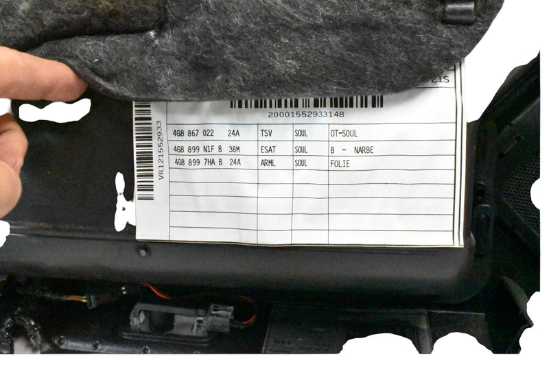 Load image into Gallery viewer, 12-17 Audi A7 S7 Front Right Passenger Side Interior Door Panel Trim Black OEM
