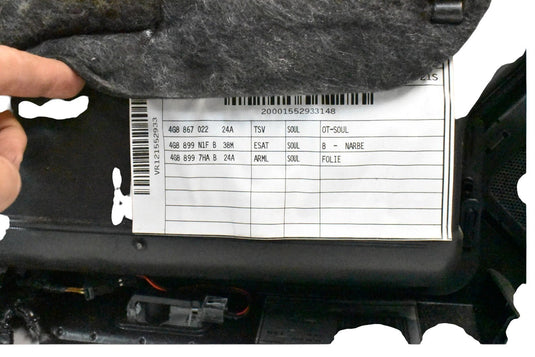 12-17 Audi A7 S7 Front Right Passenger Side Interior Door Panel Trim Black OEM