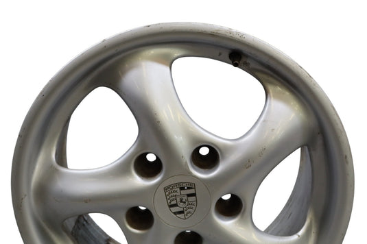 97-05 Porsche Boxster 911 Front Alloy Wheel Rim Disc 17x7 17" R17 Silver Oem