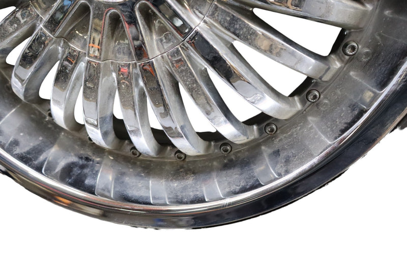 Load image into Gallery viewer, Strada Spina 20" Inch Chrome Alloy Rim Wheel Set of 4 20x8J 245/40 ZR20 Oem
