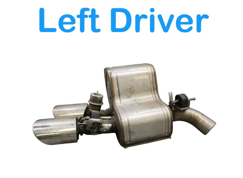 Load image into Gallery viewer, 14-19 Maserati Ghibli M157 Left Side Exhaust Muffler Baffle Tips Silencer Oem
