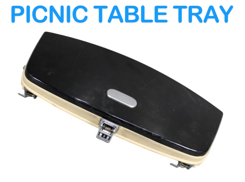 Load image into Gallery viewer, 06-13 Bentley Continental Rear Left Driver Side Picnic Table Tray Black OEM
