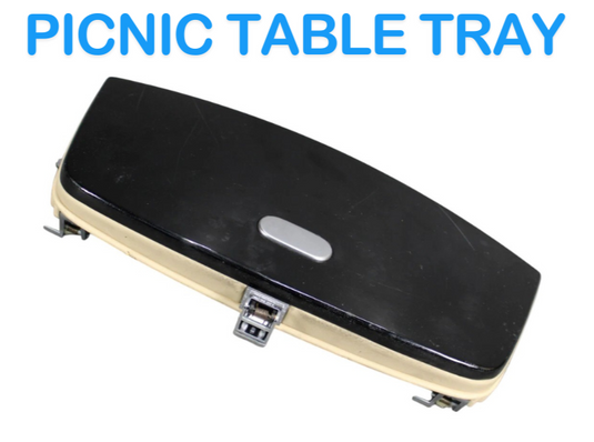 06-13 Bentley Continental Rear Left Driver Side Picnic Table Tray Black OEM