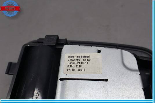 09-15 BMW 750Li Rear Left Overhead Interior Make Up Vanity Mirror W/ Light Oem