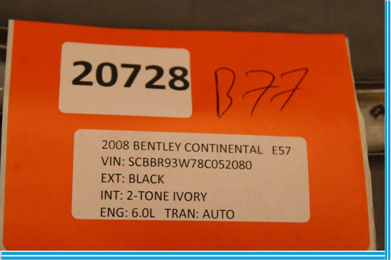 Load image into Gallery viewer, 06-12 Bentley Continental Rear Right Passenger Side Door Molding Trim Oem
