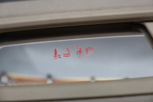 14-18 BMW X5 Front Left Driver Side Sunvisor Sun Visor Ivory 7353959 Oem