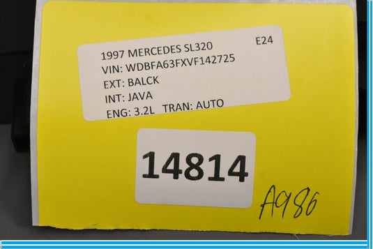 90-02 Mercedes SL320 SL500 R129 Convertible Driver Seat Memory Module Oem