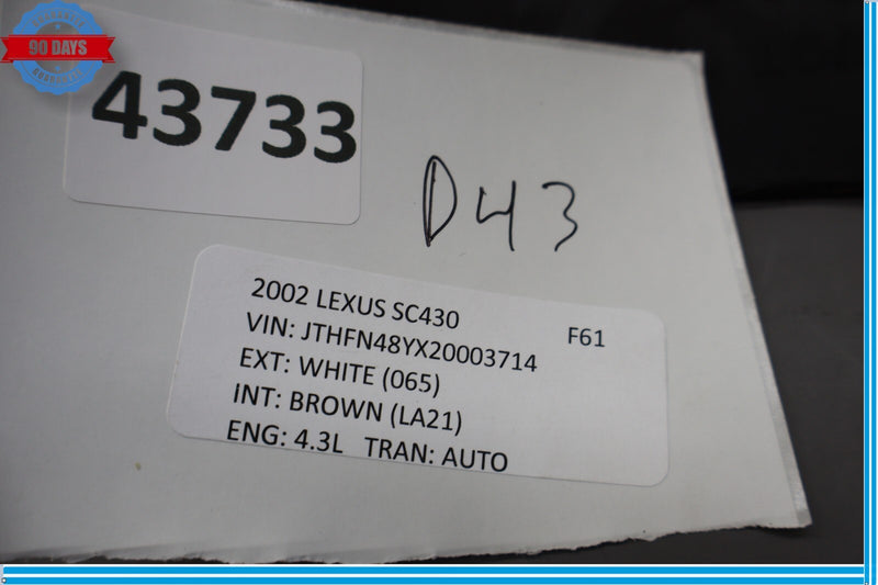 Load image into Gallery viewer, 02-10 Lexus SC430 Front Left Driver Side Steering Column Cover Trim Panel Oem
