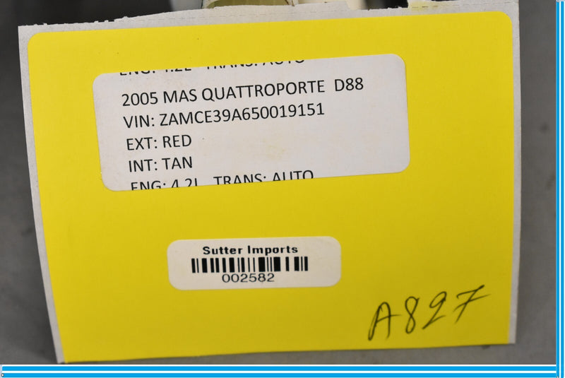 Load image into Gallery viewer, 03-12 Maserati Quattroporte Fuel Vapor Hose Line Emission Valve Oem
