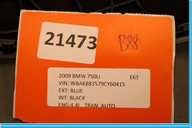 Load image into Gallery viewer, 09-15 BMW 750Li F01 F02 Rear Right Side Deck Panel Speaker Grille Cover Trim Oem
