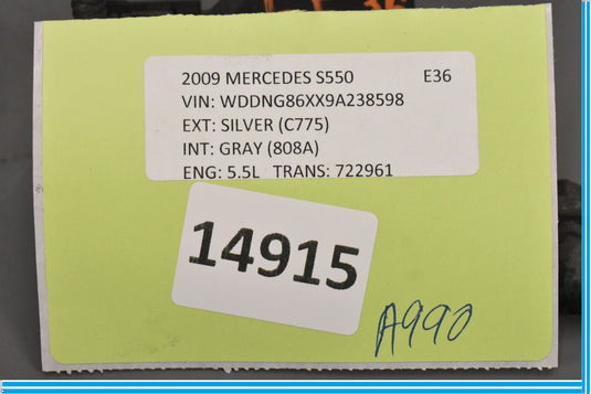 07-13 Mercedes GL450 GL550 Front Left Driver Side Suspension Level Sensor Oem