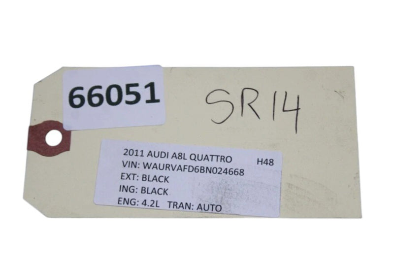 Load image into Gallery viewer, 11-17 Audi A8 Quattro Front Right Side Lower Seat Track Frame Rail Black Oem
