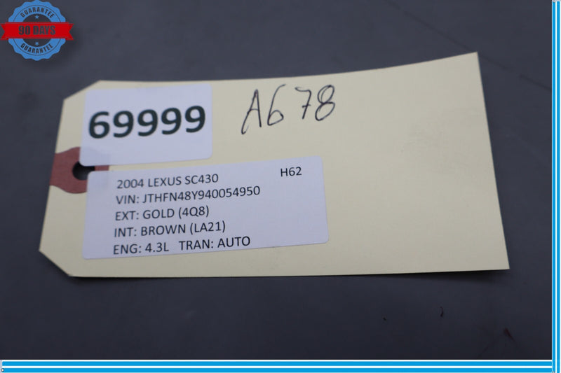 Load image into Gallery viewer, 02-10 Lexus SC430 Z40 Front Right Passenger Side Seat Heater Control Module Oem
