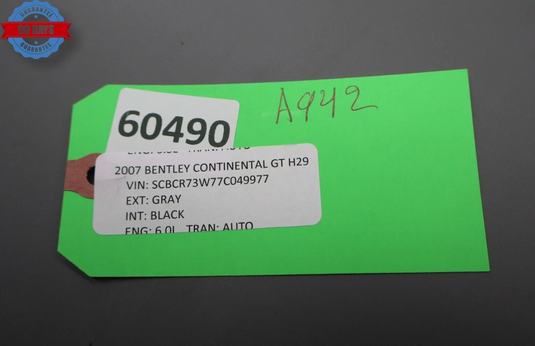 03-12 Bentley Continental GT Left/Right Steering Wheel Switches 3W0880199AA OEM