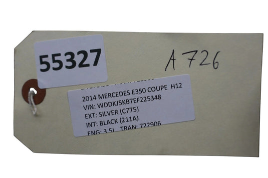 10-17 Mercedes W207 E350 C250 Right Side Exterior Door Handle Keyless Go OEM