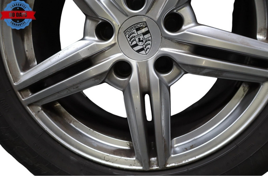 11-18 Porsche Cayenne 958 Wheel Tire Rim Set of 4 Pc 8.5 x 19 H2  7P5601025 OEM