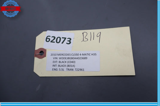 09-14 Mercedes W216 CL63 AMG CL600 Left Driver Master Window Switch Control Oem