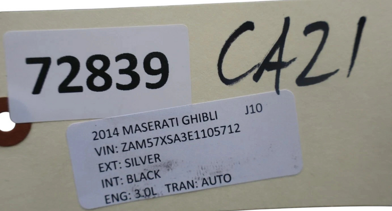 Load image into Gallery viewer, 14-17 Maserati Ghibli Front Right Upper Suspension Control Arm 06700041860 Oem

