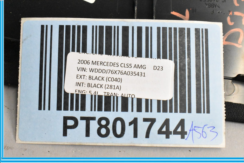 Load image into Gallery viewer, 06-11 Mercedes CLS550 CLS55 AMG W219 Rear Left Door Trim Insert Cover Panel Oem

