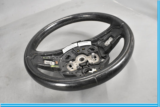 10-18 Jaguar XJ XJL X351 Steering Wheel Handle Black Leather Oem