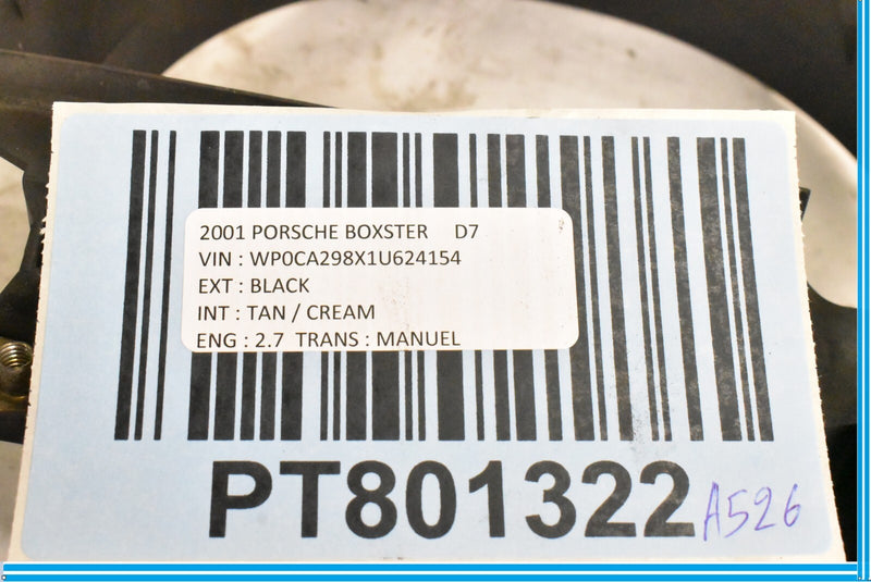 Load image into Gallery viewer, 97-04 PORSCHE BOXSTER 986 ENGINE/MOTOR shroud COOLING FAN 98657535600 OEM
