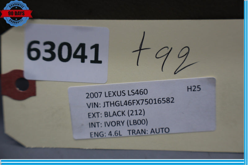 Load image into Gallery viewer, 07-12 Lexus LS460 Front Right Passenger Side Door Sill Scuff Panel Trim Oem
