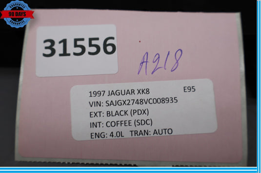 97-99 Jaguar XK8 X100 Fog Light Hazard ASC Control Switch LJA6292PC Oem