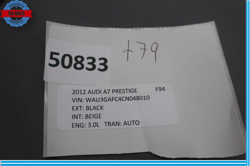 Load image into Gallery viewer, 12-18 Audi A7 Quattro Rear Left Side C Pillar Upper Quarter Cover Trim Oem
