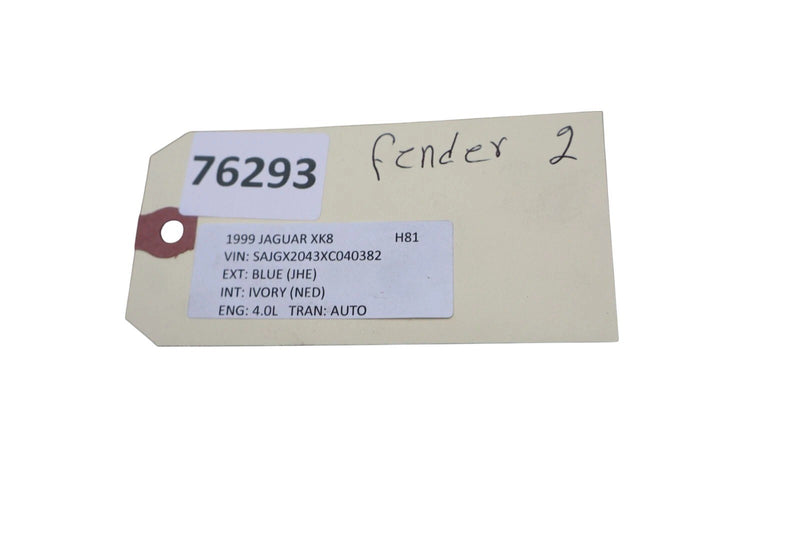 Load image into Gallery viewer, 97-06 Jaguar XK8 X100 XK8 Front Right Side Fender Wing Cover 3W8343156CA Oem
