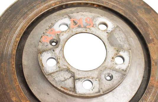 03-18 Bentley Continental Rear Left & Right Disc Brake Rotor Set 4E0615601L Oem