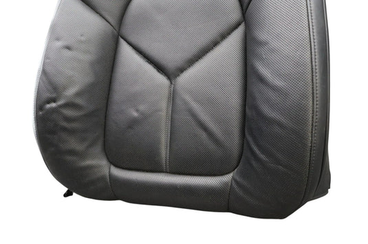 11-18 Porsche Cayenne 958 Front Right Side Seat Upper Cover Cushion Black Oem