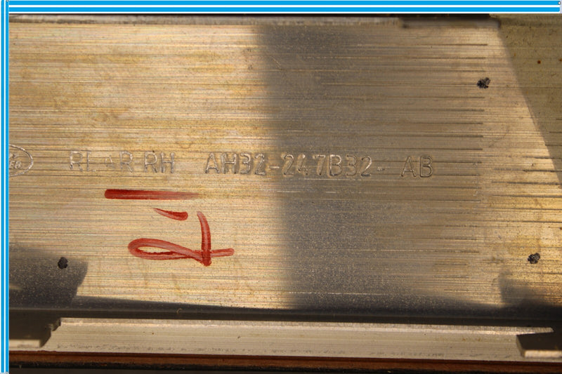 Load image into Gallery viewer, 10-13 Land Rover Range Rover Rear Right Side Door Interior Trim Wood Grain Oem
