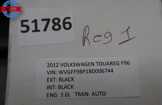 11-18 Volkswagen VW Touareg Rear Right Side Door Window Regulator Panel Oem
