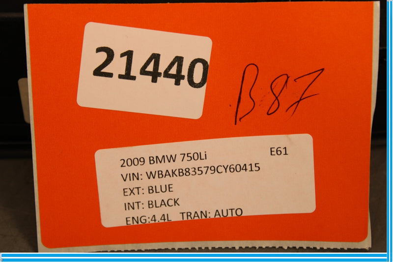 Load image into Gallery viewer, 09-15 BMW 750Li F01 F02 Rear Left Driver Side Door Window Control Switch Oem
