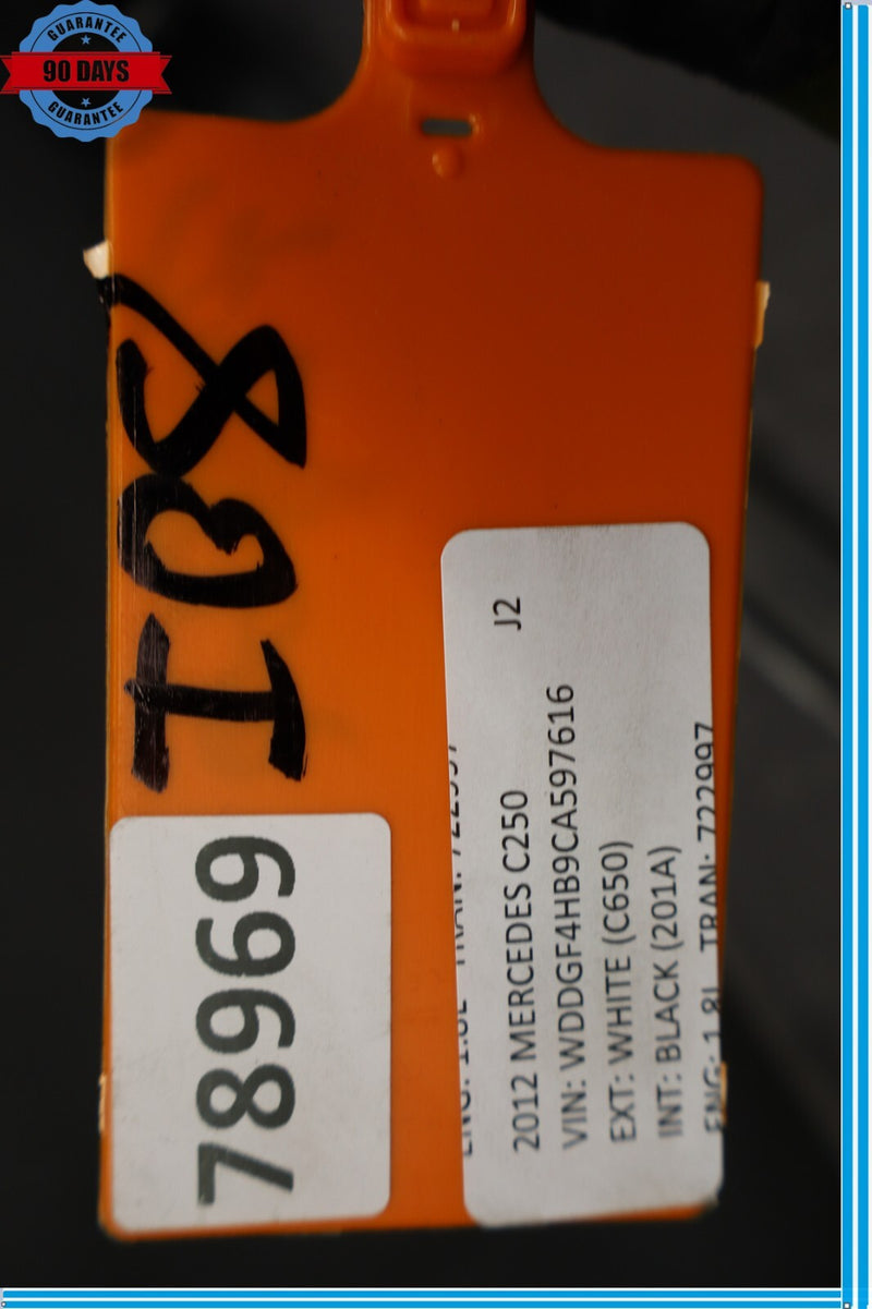 Load image into Gallery viewer, 12-14 Mercedes C250 C300 Rear Bumper Support Reinforcement Impact Beam Bar Oem

