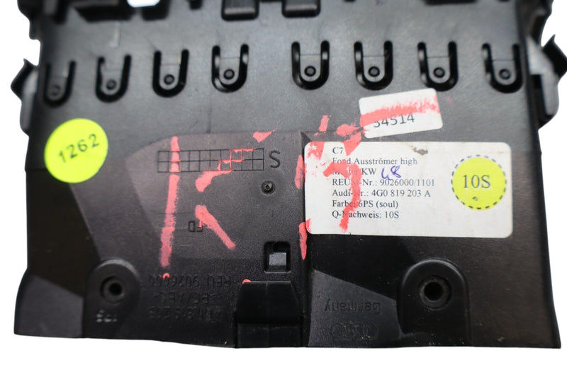 Load image into Gallery viewer, 12-15 Audi S6 S7 A7 Quattro Rear Center Console HVAC AC Air Vent 4G0819203 Oem
